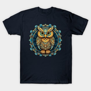 Cute Blue Owl T-Shirt